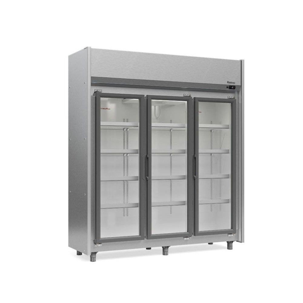 Geladeira/refrigerador 1200 Litros 3 Portas Inox - Gelopar - 110v - Geas-3p Ti