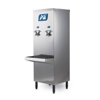 Bebedouro Industrial de Coluna 25 Litros A4 Inox 1 Torneira Gelada 1 Natural 110V