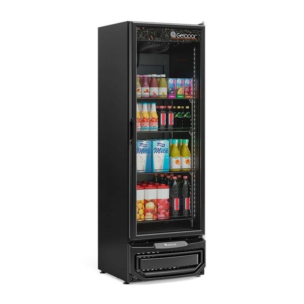 Geladeira/refrigerador 450 Litros 1 Porta Preto - Gelopar - 110v - Grv-45lbpr
