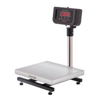 Balança Digital de Plataforma Balmak Serie Mini Inox 120kg Coluna com Bateria K-120ICB-1/M