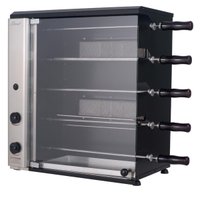 Churrasqueira a Gás Natural de Bancada Vertical Titan Stand 5 Espetos Giratórios 127V