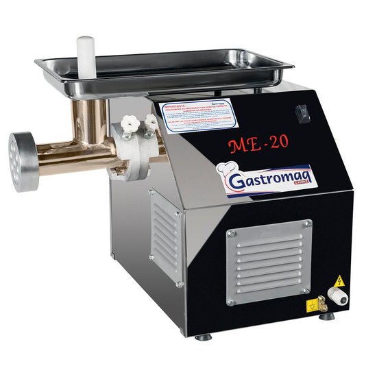 Extrussora de Massas Gastromaq Inox 20kg com Moedor de Carnes 127V EMC 20/10