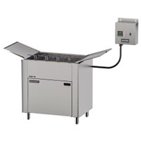 Fritadeira Elétrica Metalcubas Zona Fria de Óleo 75 Litros 3 Cestos Grandes Trifásico 220V FOEI 75 CG