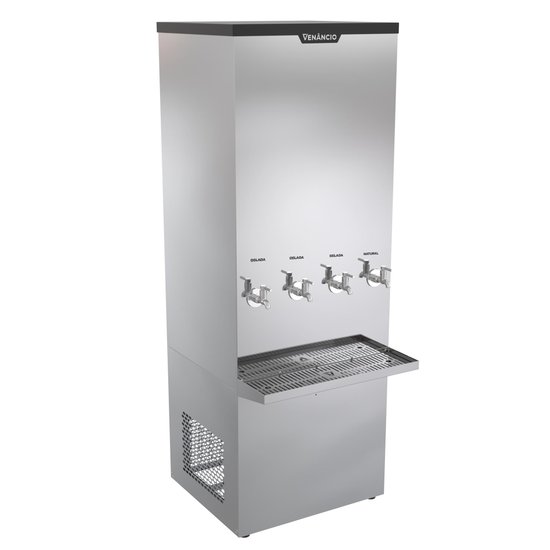 Bebedouro Industrial 200 Litros Venâncio Inox 3 Torneiras Geladas 1 Natural 220V BI200L-50613