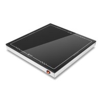 Mesa Térmica Aiello Linha Eco 40x40cm Vidro Preto 110V Aiello-1256