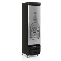 Refrigerador de Bebidas Gelopar Vertical 228 Litros Preto 220V GRB-23E GW