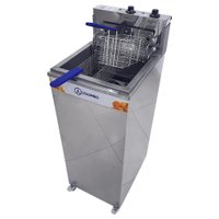 Fritadeira Elétrica Zona Fria JL Colombo Gabinete Cuba 15 Litros 8000W 146002