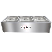 Rechaud Térmico Inox  3 cubas Spolu 127V SPL-505