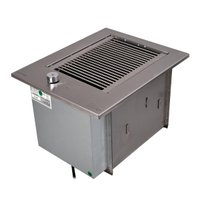 Churrasqueira Elétrica de Embutir Titan Grill Diamond Premium sem Tampa 220V