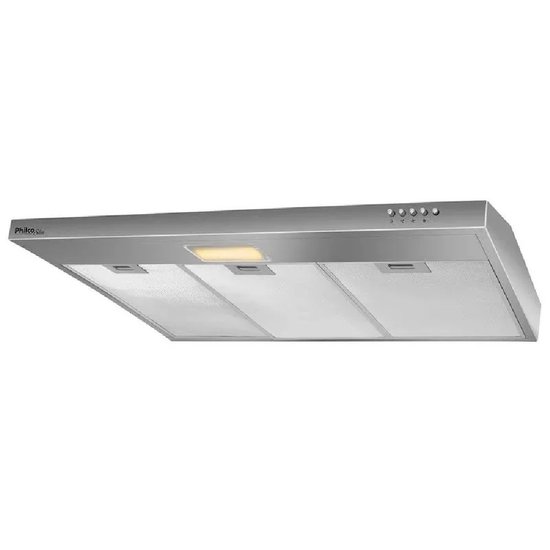 Depurador e Exaustor Philco Slim 3 Velocidades 90CM Inox PDR90I - 220 Volts