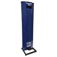 Totem Display para Álcool Gel com Dispenser Azul