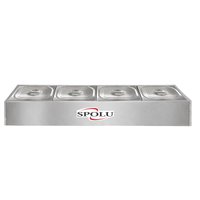 Rechaud Térmico Inox 4 cubas Spolu 127V SPL-514