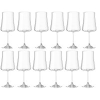Conjunto 12 Taças de Vinho Tinto 460ml Cristal Pleasure Haus Concept Sommelier