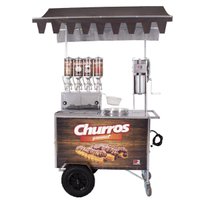 Carrinho de Churros Gourmet R2 4 Doceiras e Masseira R0081