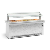 Buffet Térmico Gelopar 5 Cubas Branco 50-60Hz 220V GBTA-200