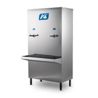Bebedouro Industrial de Jato 50 Litros A4 Inox 2 Torneiras Geladas 110V
