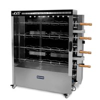 Assador de Frango Rotativo a Gás Metvisa 40kg 220V ASER.40