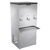 Bebedouro Industrial 100 Litros Venâncio Inox 2 Torneiras Geladas 1 Natural 220V BI100L-50609