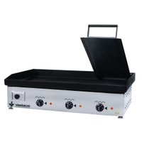 Chapa Bifeteira Elétrica 80cm Venâncio Deguste Luxo 4,76mm de Espessura com Prensa 220V CE80-49814