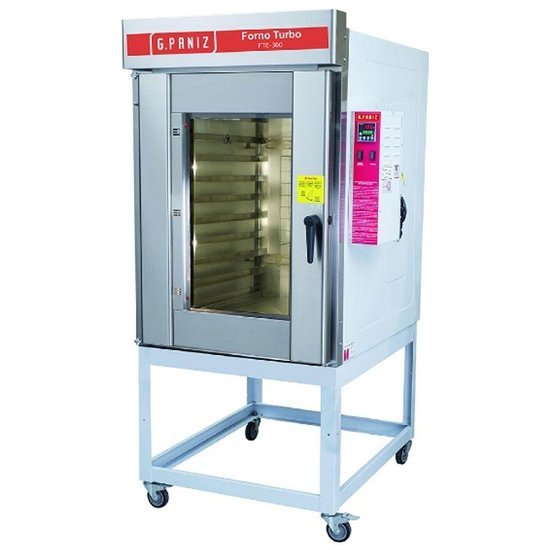 Forno Turbo Elétrico Gpaniz 10 Esteiras Fte300 380v Trifásico inox