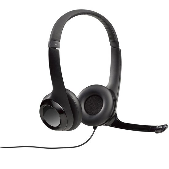 Headset Logitech H390 USB 981-000014 - Preto