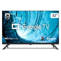 Smart TV Philips 32 HD Google TV Comando de Voz HDR HDMI Bluetooth