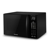 Micro-Ondas Panasonic 34L Espelhado Desodorizador Preto Fosco 220V