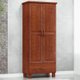 Guarda Roupa 2P 1G Madeira Maciça 81 cm 1140 Imbuia Milani Store