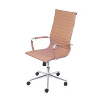 Cadeira OR-3301 Alta Corino com Base de Rodízio OR Design
