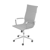 Cadeira OR-3301 Alta Corino com Base de Rod&iacute;zio OR Design