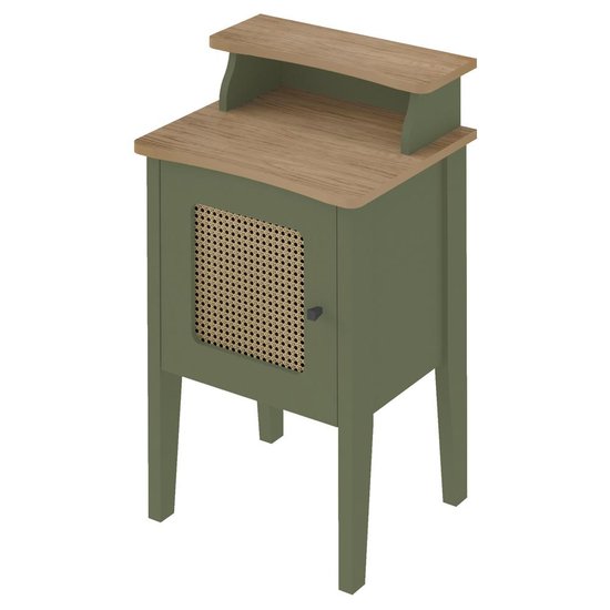 Mesa de Apoio MDF Sala 43 cm 4533 Menta Carvalho ARLY