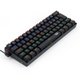 Teclado Gamer Mecânico Compacto Redragon Lakshmi Rainbow K606R Switch Blue