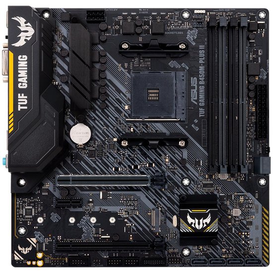 Placa Mãe Asus para AMD AM4 TUF Gaming B450M-Plus II 4xDDR4 mATX - 90MB1620-M0EAY0