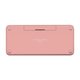 Teclado Sem Fio Logitech Pebble Keys 2 K380s Bluetooth US -  920-011791 -  Rosa