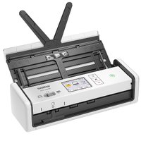 Scanner de Mesa Brother 2,8'' LCD Touch WiFi USB Branco - ADS-1800W