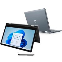 Notebook Positivo Duo 2 em 1 11.6'' HD Celeron N4020 4GB SSD 128GB eMMC Windows 11 Pro Cinza