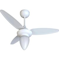 Ventilador de Teto Ventisol Wind Com 3 Pás Bivolt Branco
