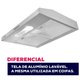 Depurador De Ar Slim De Parede Suggar 60cm 220V - DPS162IX - Inox