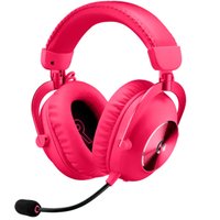 Headset Gamer Sem Fio Logitech PRO X 2 Lightspeed Bluetooth P3 USB Magenta - 981-001274