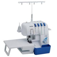 Máquina de Costura Brother Overloque LED 220V Branca/Azul