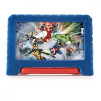 Tablet Multilaser Infantil Marvel Vingadores Tela 7 Wifi 64 GB - Azul