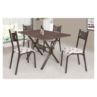Conjunto de Mesa C/ 4 Cadeiras Ciplafe Poeme