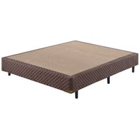 Base Box Casal Sommier  - Marrom 138x188cm Ecoflex