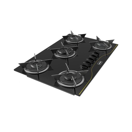 Cooktop 5 Bocas a Gás Realce Bivolt CR225 Preto