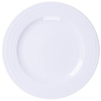 Prato Branco Porcelana 27cm Raso Tramontina Vibrare Aba Larg