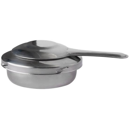 Queimador 100ml para Rechaud Inox 9,5x7x4,5cm Zanella Fogare