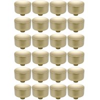 Kit 24 Puxadores Pontos Dourados Yuma Móveis Armários e Gavetas Torralba 194