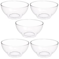 Conjunto 5 Tigelas Plásticas Redondas 3,1L para Salada Sobre