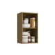 Armário Aéreo Suprema 1 Porta Freijó/Vidro Bronze 40cmx34cm