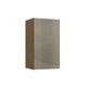 Armário Aéreo Suprema 1 Porta Freijó/Vidro Bronze 40cmx34cm
